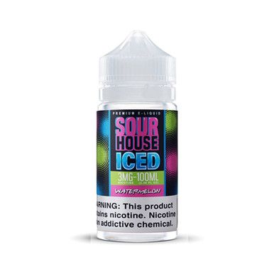 Watermelon Iced by Sour House E-Liquid bottle