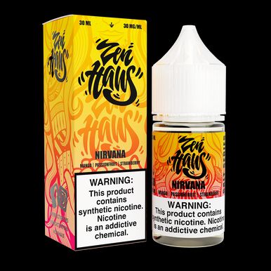Nirvana by Zen Haus Salts E-Liquid with Packaging