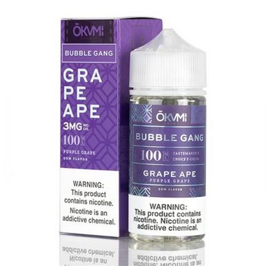 Grape Ape by Okami Bubble Gang E-Liquid with Packaging