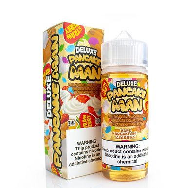 Deluxe Pancake Man by Vape Breakfast Classics 120ml with Packaging