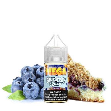 Blueberry Crumb by Mega Salts E-Liquid Bottle