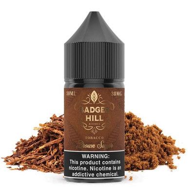 Brown Sugar by Badger Hill Reserve Salt E-Liquid Bottle