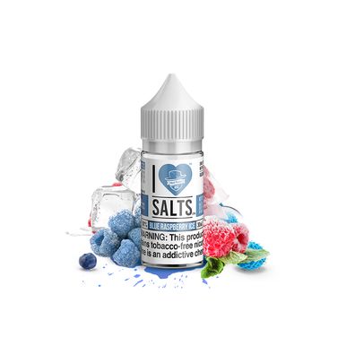 Blue Raspberry Ice by I Love Salts E-Liquid Bottle