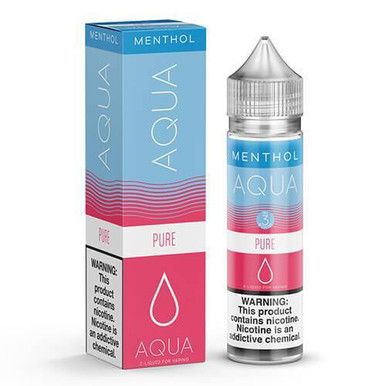 Pure Ice by Aqua Tobacco-Free Nicotine Nicotine E-Liquid with packaging