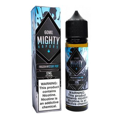 Frozen Mystery Pop by Mighty Vapors E-Liquid with Packaging