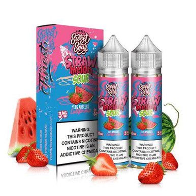 Straw Melon Sour by Finest Sweet & Sour E-Liquid with Packaging