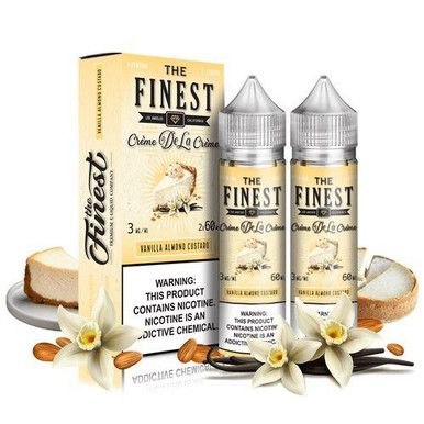Vanilla Almond Custard by Finest Creme De La Creme E-Liquid with Packaging