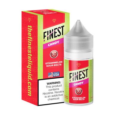 Straw Melon Sour by Finest SaltNic E-Liquid with Packaging