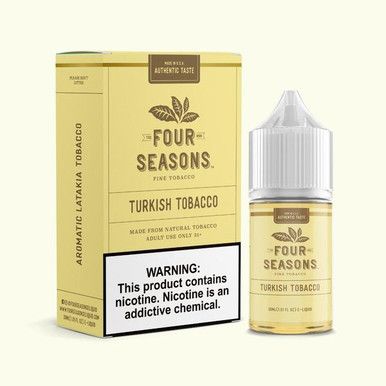 Turkish Tobacco Four Seasons Salts 30mL with Packaging