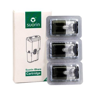 Suorin iShare Pod Cartridge 3-Pack with Packaging
