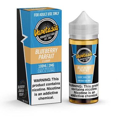 Blueberry Parfait By Vapetasia E-Liquid with Packaging
