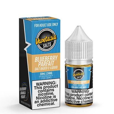 Blueberry Parfait by Vapetasia Salts E-Liquid with Packaging