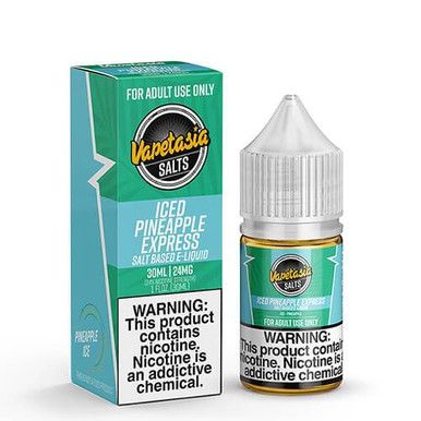 Iced Pineapple Express by Vapetasia Salts E-Liquid with Packaging
