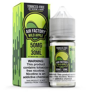 Wild Apple by Air Factory Salt Tobacco-Free Nicotine Nicotine E-Liquid with Packaging