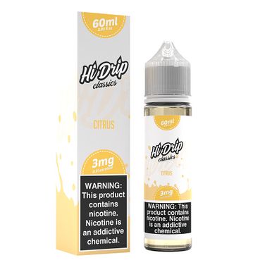 Citrus by Hi-Drip Classics E-Liquid with Packaging