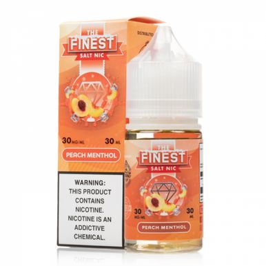 Peach Menthol by Finest SaltNic E-Liquid with Packaging
