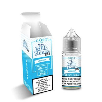 Milkhead by Milk House Salts E-Liquid with Packaging