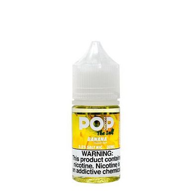 Banana by Pop Clouds Salt E-Liquid Bottle