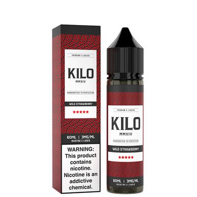 Wild Strawberry by Kilo E-Liquid with Packaging