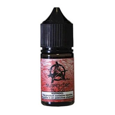 Red on Ice by Anarchist Salt E-Liquid Bottle
