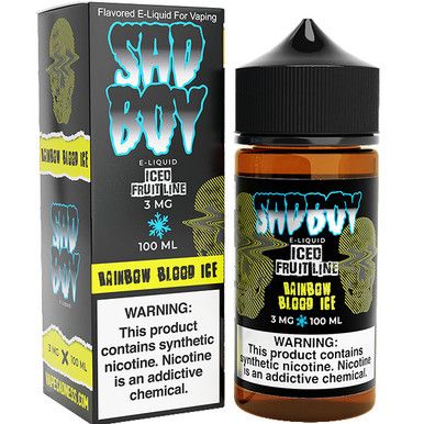 Rainbow Blood Ice Sadboy 100mL with Packaging