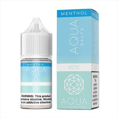 Arctic by Aqua Tobacco-Free Nicotine Salts ICE E- Liquid with Packaging