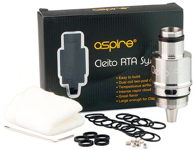 Aspire Cleito RTA System with Packaging
