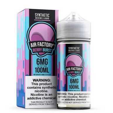 Berry Burst by Air Factory Tobacco-Free Nicotine Nicotine Series E-Liquid with Packaging