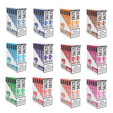 I Love Salts TFN Mesh Disposable 2200 Puffs 5.5mL 50mg Group Photo