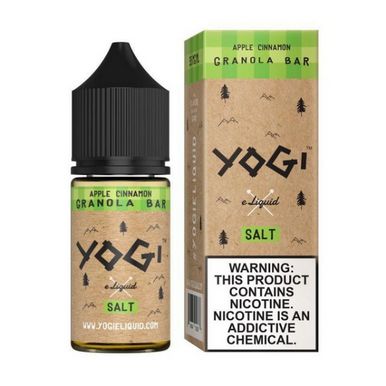 Apple Cinnamon by Yogi Salt E-Liquid with Packaging
