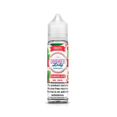 Strawberry Apple by Dinner Lady Tobacco-Free Nicotine Series E-Liquid Bottle