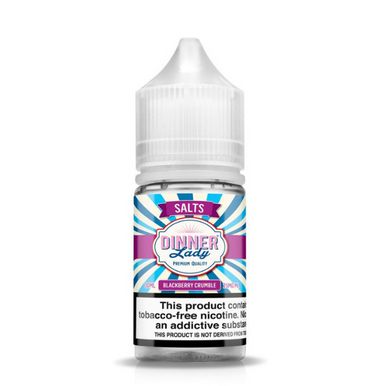 Blackberry Crumble Dinner Lady TFN Series Salt E-Liquid 30mL Bottle Only