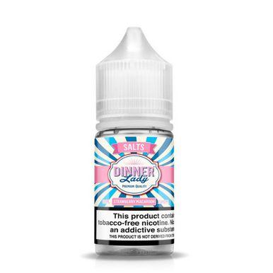 Strawberry Macaroon Dinner Lady TFN Series Salt E-Liquid 30mL Bottle Only