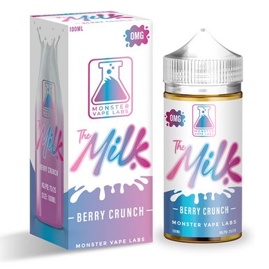 Berry Crunch by The Milk Tobacco-Free Nicotine Series E-Liquid with Packaging