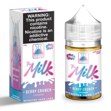 Berry Crunch by The Milk Tobacco-Free Nicotine Salt Series E-Liquid with Packaging
