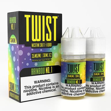 Rainbow No.1 Twist Salts 60mL with Packaging