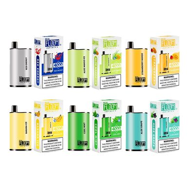 Floom Infinity Disposable 4000 Puffs Group Photo with packaging