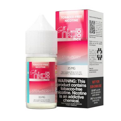 Max Strawberry Ice Naked Max Salts 30mL with Packaging