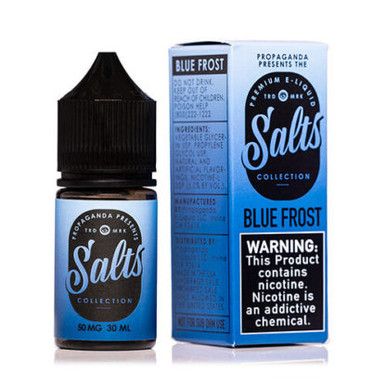 Blue Frost by Propaganda TFN Salt Series E-Liquid with Packaging