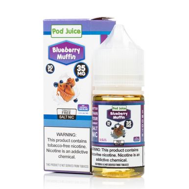 Blueberry Muffin by Pod Juice Salt with Packaging