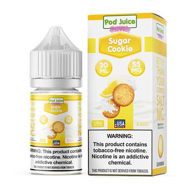 Lemon Sugar Cookie by Pod Juice Salt with Packaging