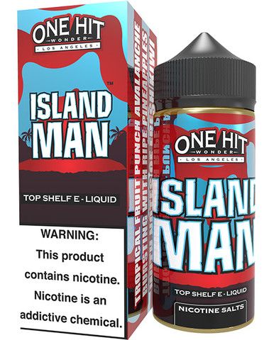 Island Man by One Hit Wonder TF-Nic 100mL Series with Packaging