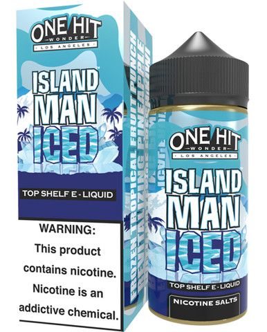 Island Man Iced by One Hit Wonder TF-Nic 100mL Series with Packaging