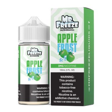 Apple Frost Mr. Freeze Tobacco-Free Nicotine 100mL with Packaging