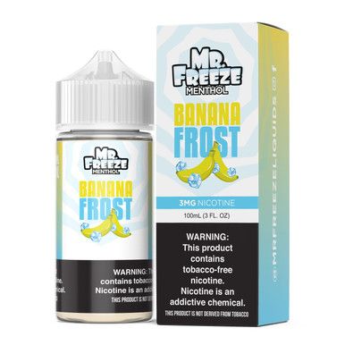 Banana Frost Mr. Freeze Tobacco-Free Nicotine | 100mL with Packaging