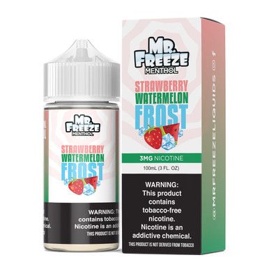 Strawberry Watermelon Frost Mr. Freeze Tobacco-Free Nicotine 100mL with Packaging