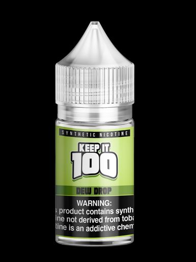 Dew Drop by Keep It 100 Tobacco-Free Nicotine Salt Series 30mL bottle
