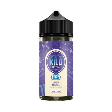 Mixed Berries Ice Kilo Revival Tobacco-Free Nicotine 100mL Bottle