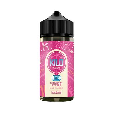 Strawberry Nectarine Ice Kilo Revival Tobacco-Free Nicotine 100mL Bottle
