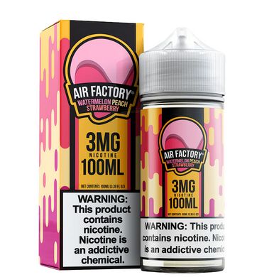 Watermelon Peach Strawberry by Air Factory TF-Nic Series100mL
with Packaging
